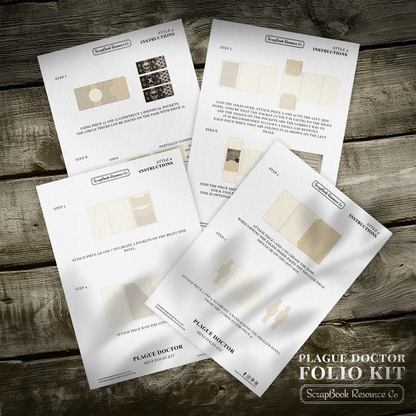 Paper pad The Plague Doctor 15 x 18 | Scrapbook Resource Co