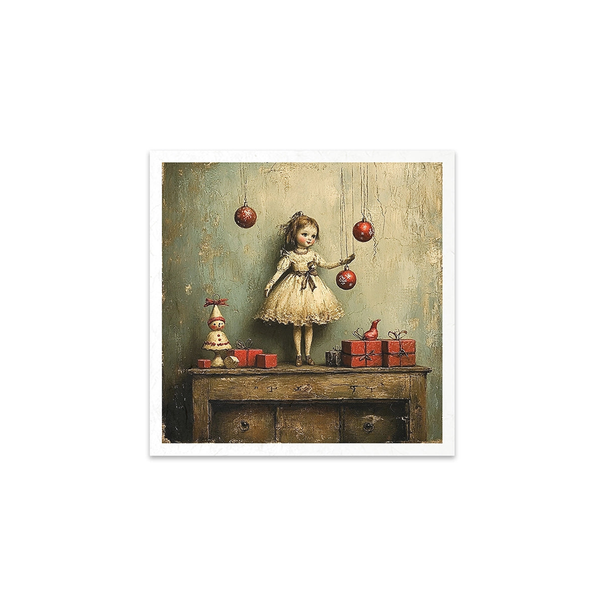 Riisipaperisetti Vintage Toys 15 x 15cm | ITD Collection