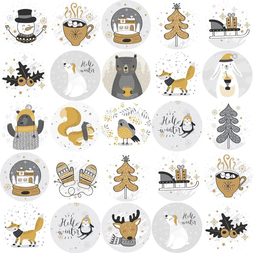 Tarra-arkki Golden Winter | Sticker Varia
