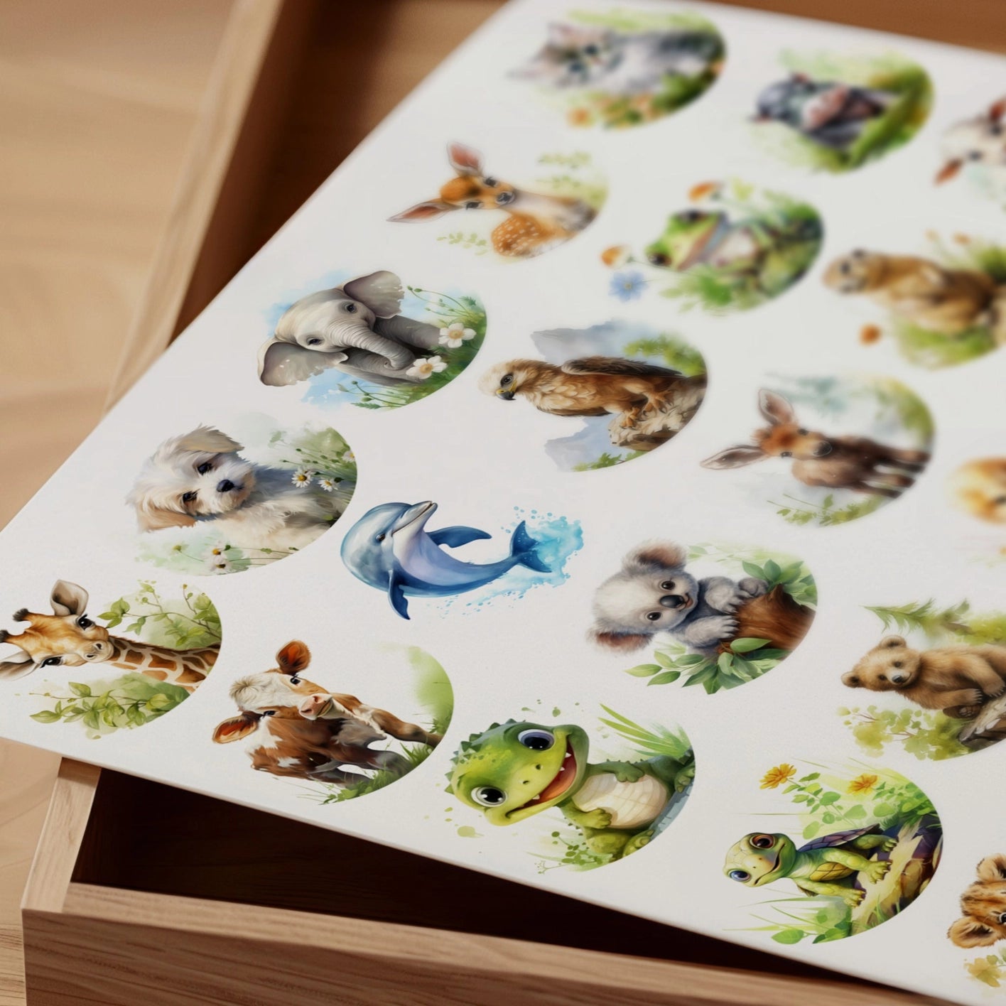 Tarra-arkki Animal Life | Sticker Varia