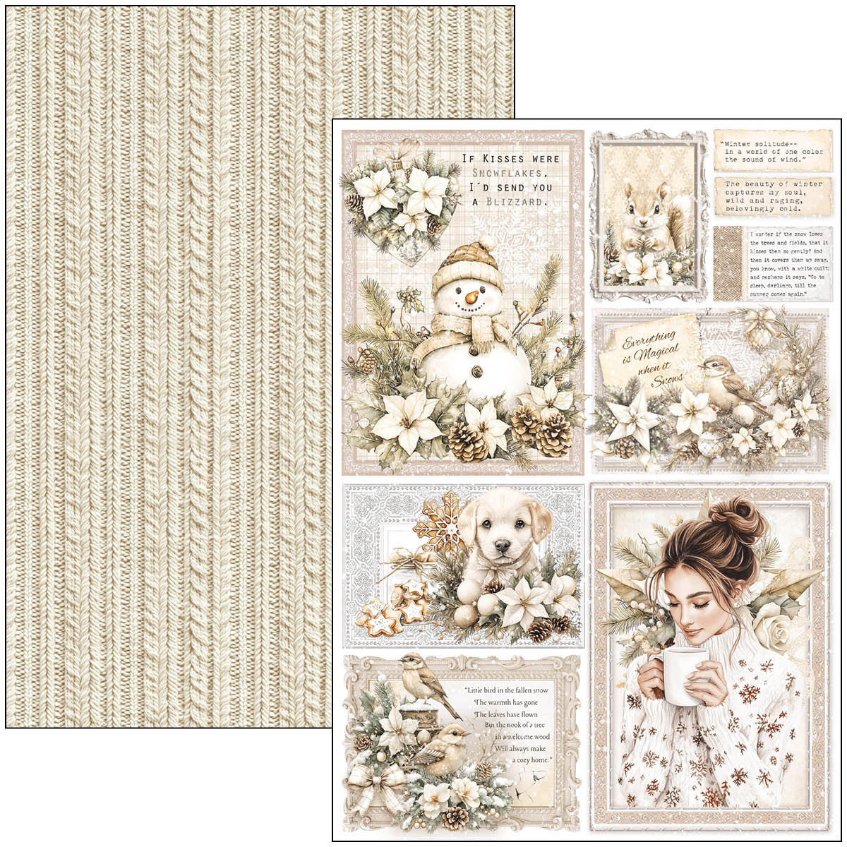 Craft Paper A4 Elegance of Blue | Ciao Bella