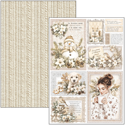 Craft Paper A4 Elegance of Blue | Ciao Bella