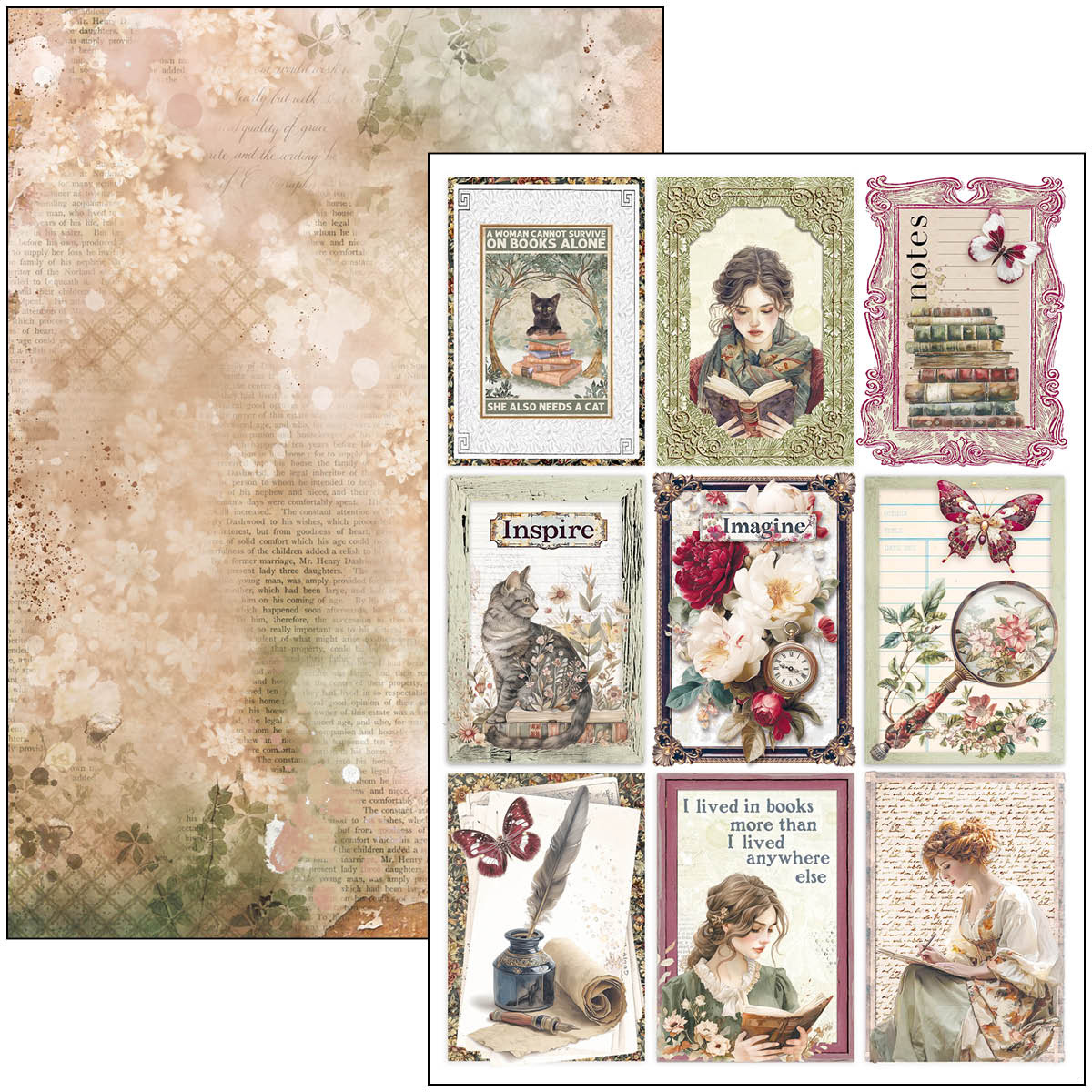 Paperikko A4 Book Lovers | Ciao Bella