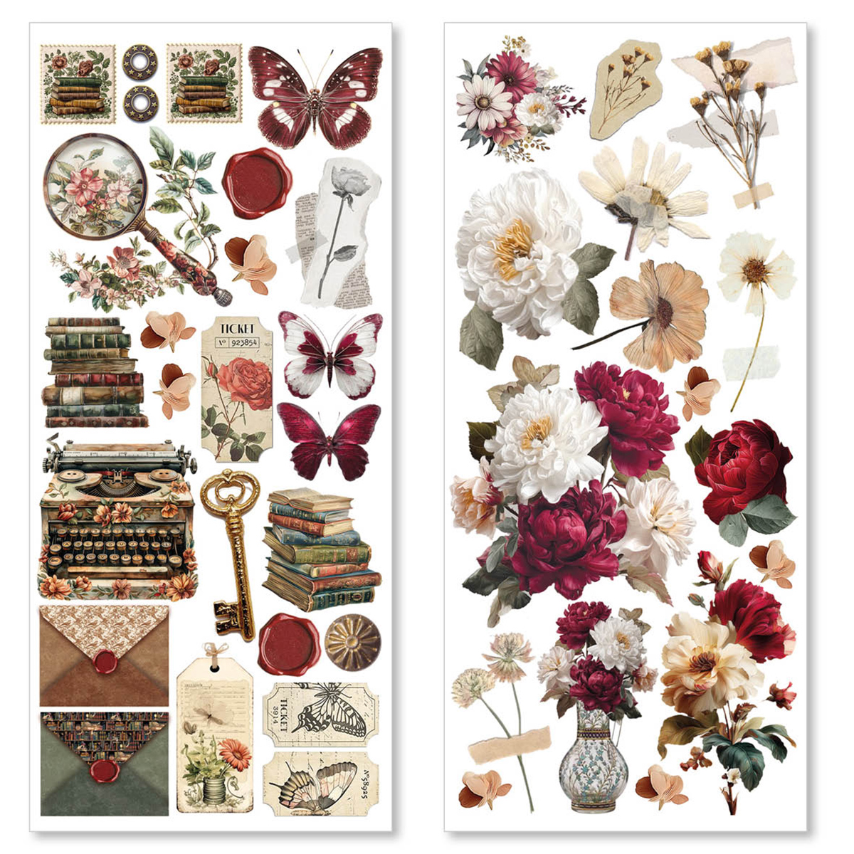 Tarra-arkki kokoelma Art Stickers Book Lovers | Ciao Bella