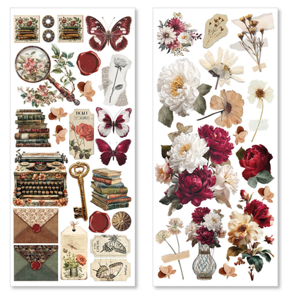 Tarra-arkki kokoelma Art Stickers Book Lovers | Ciao Bella