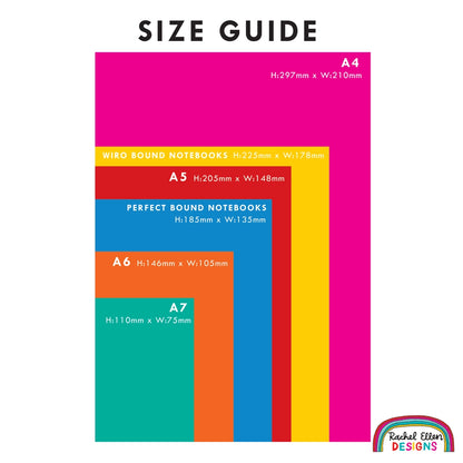 Notebook A5 Never Forget How Amazing You Are! | Rachel Ellen Design