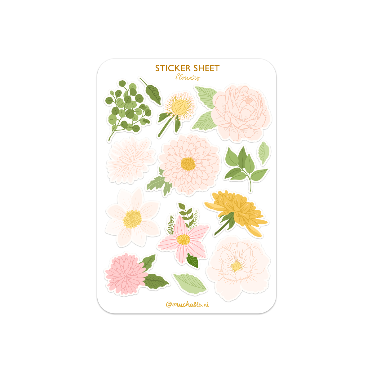 Tarra-arkki Flowers Muchable