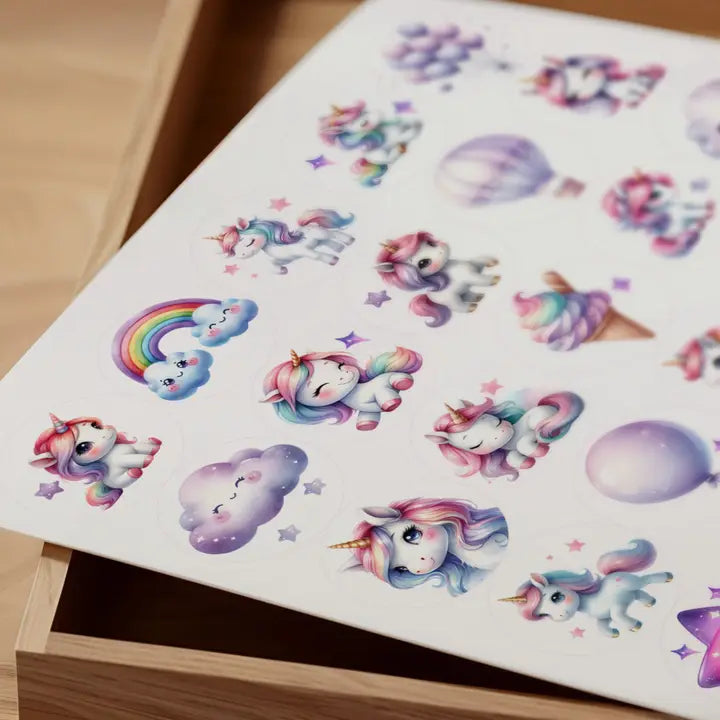 Tarra-arkki Unicorns | Sticker Varia