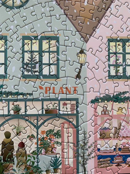 Round puzzle 1000 pieces Van Life | Vissevasse