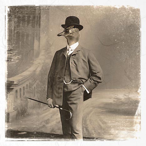 Riisipaperisetti Retro Animals 15 x 15cm | ITD Collection