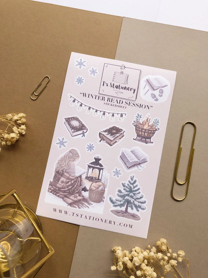 Sticker sheet Winter Lanterns | T's Stationery OUTLET