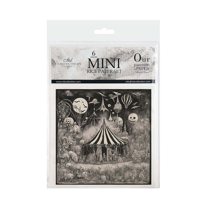 Riisipaperisetti Sircus 15 x 15cm | ITD Collection