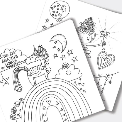 Coloring book for kids On The Farm | Rachel Ellen Design