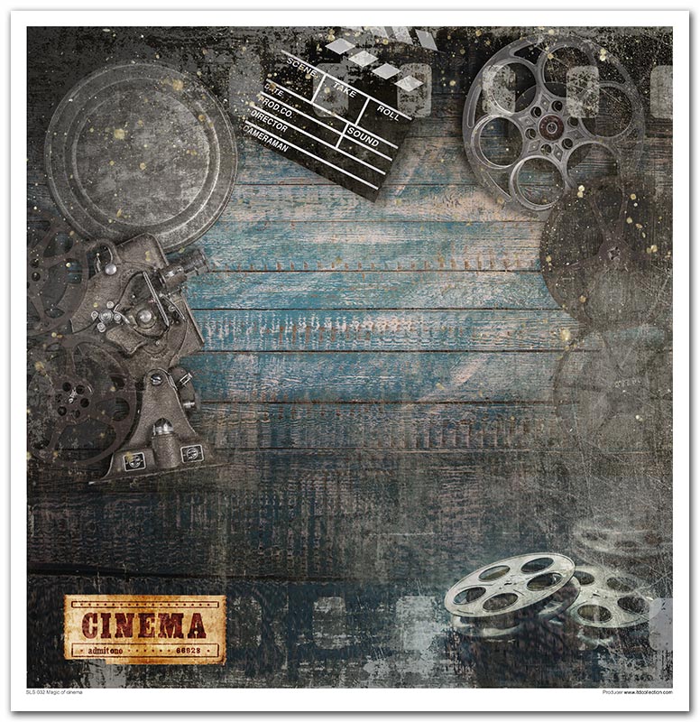 Paperisetti Magic of Cinema 30 x 30cm | ITD Collection