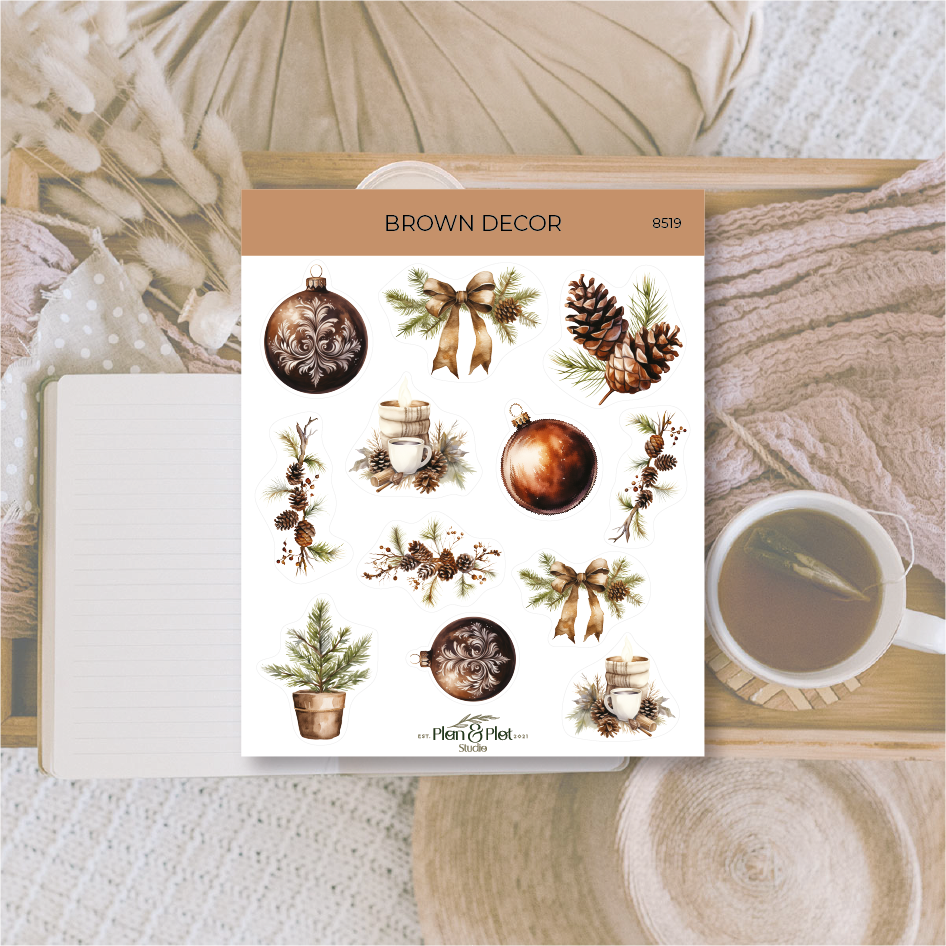 Small sticker sheet Old Scarecrow, matte | Plan &amp; Plot Studio