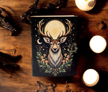 Vintage Leather Journal Notebook Nahkainen Päiväkirja Kauris | MNM HANDICRAFTS