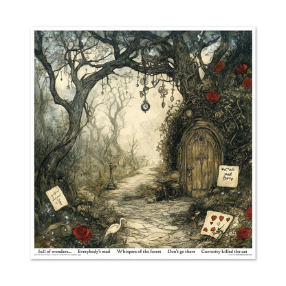 Paperisetti Alice's Magic 30 x 30cm | ITD Collection