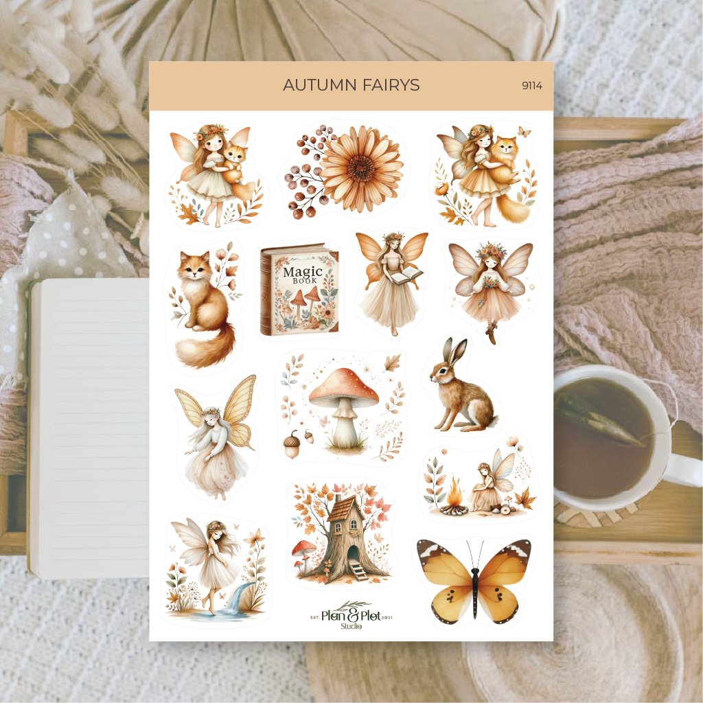 Sticker sheet Citrus, matte | Plan &amp; Plot Studio
