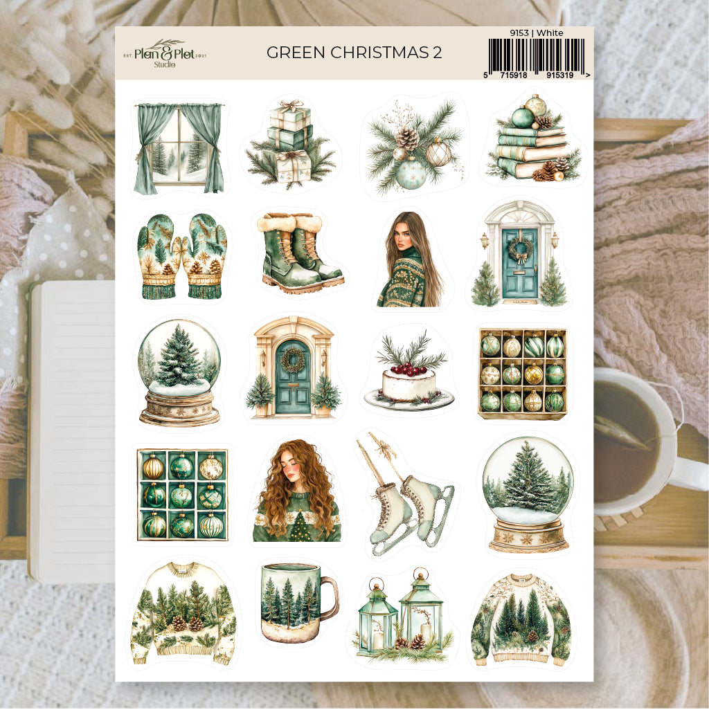 Sticker sheet Golden Bloom transparent | Plan &amp; Plot Studio