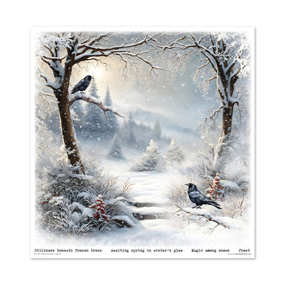 Paperisetti Botanical Garden in Winter 30 x 30cm | ITD Collection
