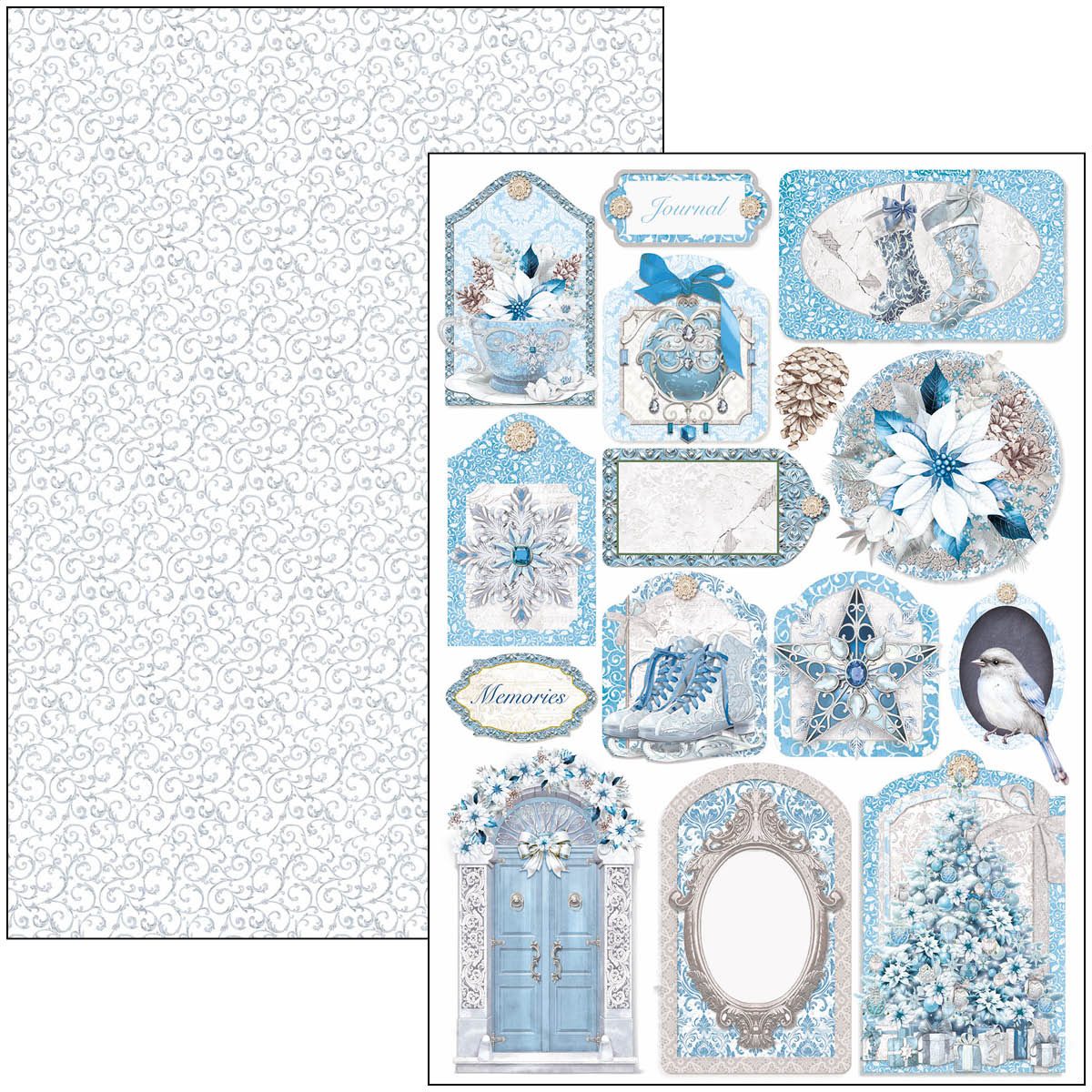 Craft Paper A4 Elegance of Blue | Ciao Bella