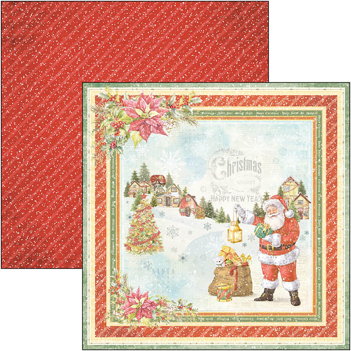 Paper Dear Santa 20x20 cm | Bye Bella