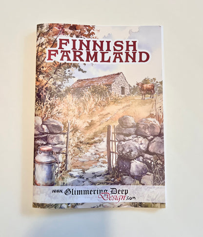 Craft book Cottages &amp; Saunas A4 | Glimmering Deep