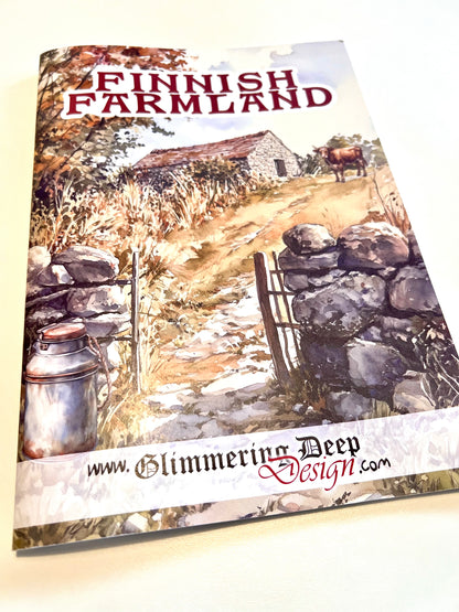 Craft book Cottages &amp; Saunas A4 | Glimmering Deep