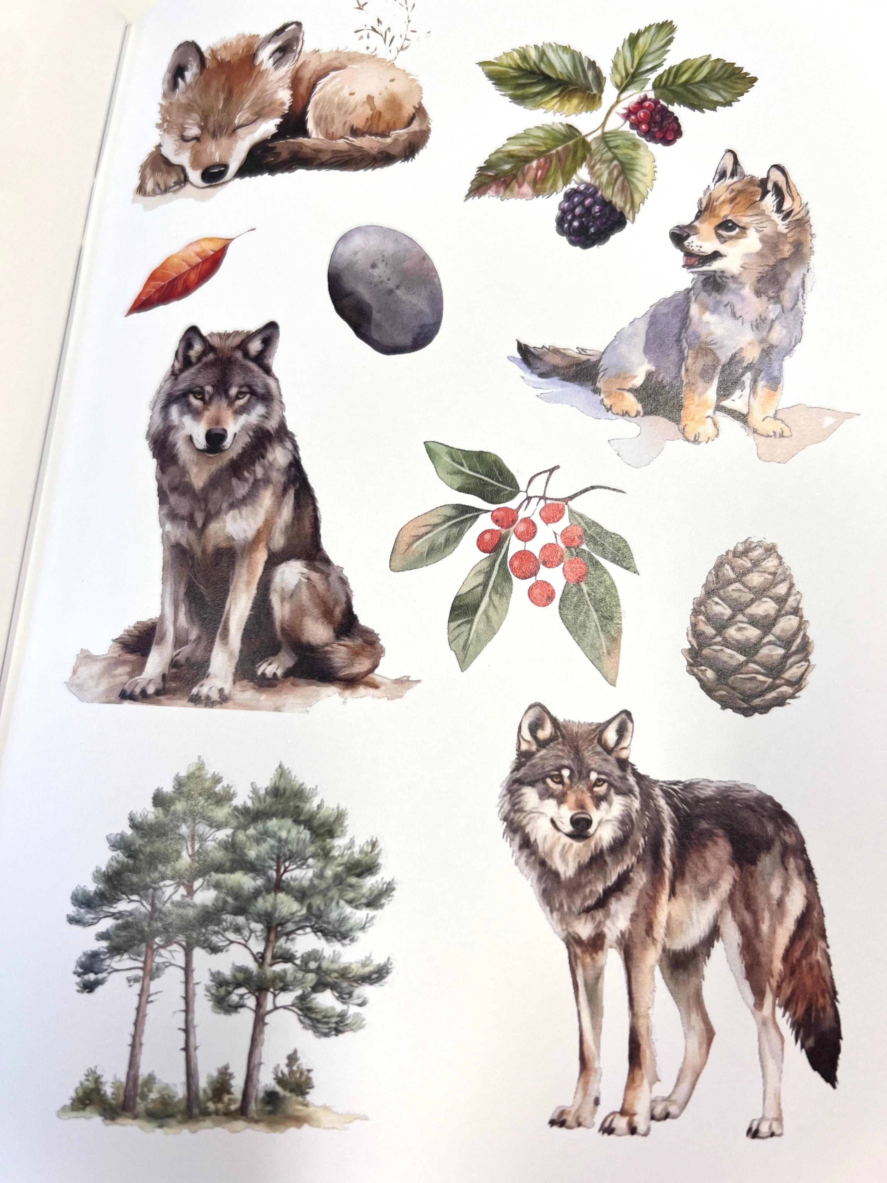 Craft book Cottages &amp; Saunas A4 | Glimmering Deep