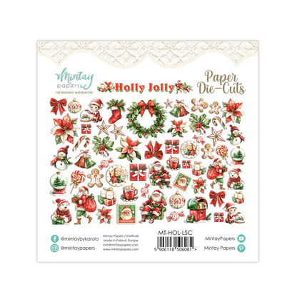 Clip art Die-Cuts White Christmas 60 pcs Mintay Papers