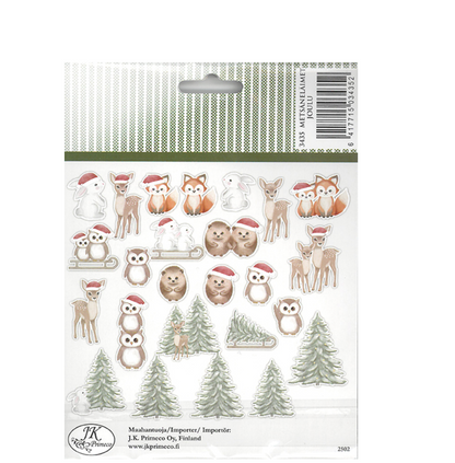 Die Cuts paperileikkeet Jouluiset Eläimet | JK Primeco