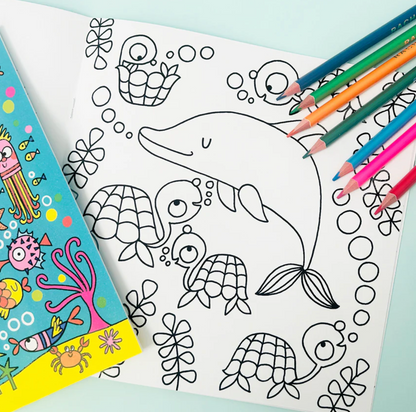 Coloring book for kids On The Farm | Rachel Ellen Design