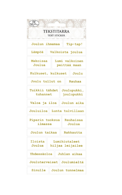 Sticker sheet text stickers Sayings black and white | JK Primeco