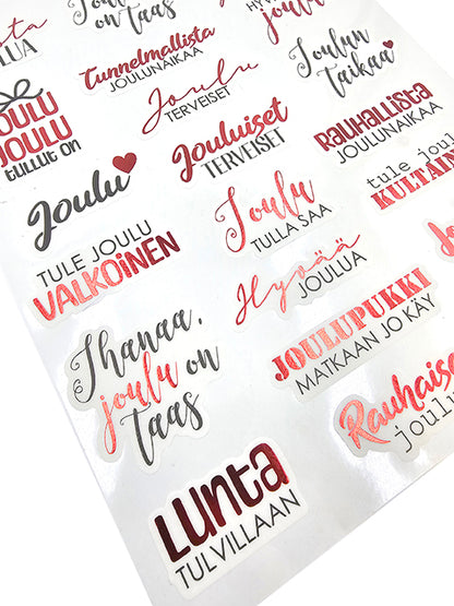 Washitarra Hyvää Joulua punainen | JK Primeco