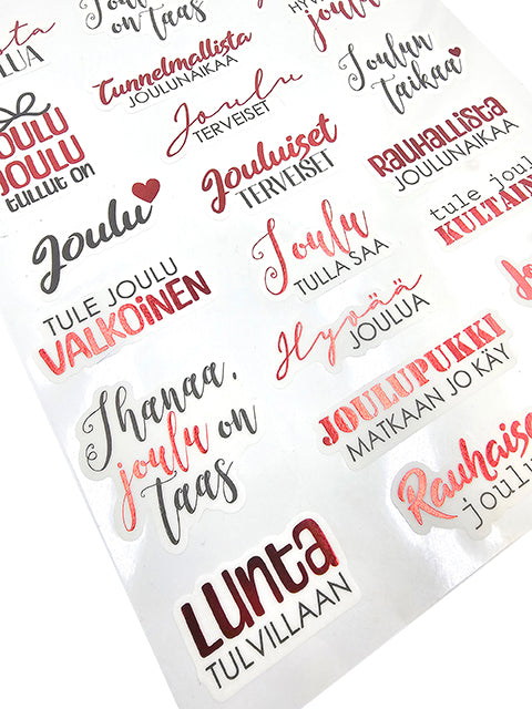 Washitarra Hyvää Joulua punainen | JK Primeco