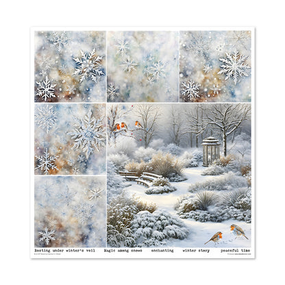 Paperisetti Botanical Garden in Winter 30 x 30cm | ITD Collection