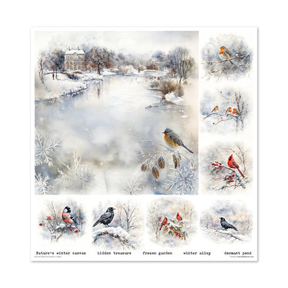 Paperisetti Botanical Garden in Winter 30 x 30cm | ITD Collection