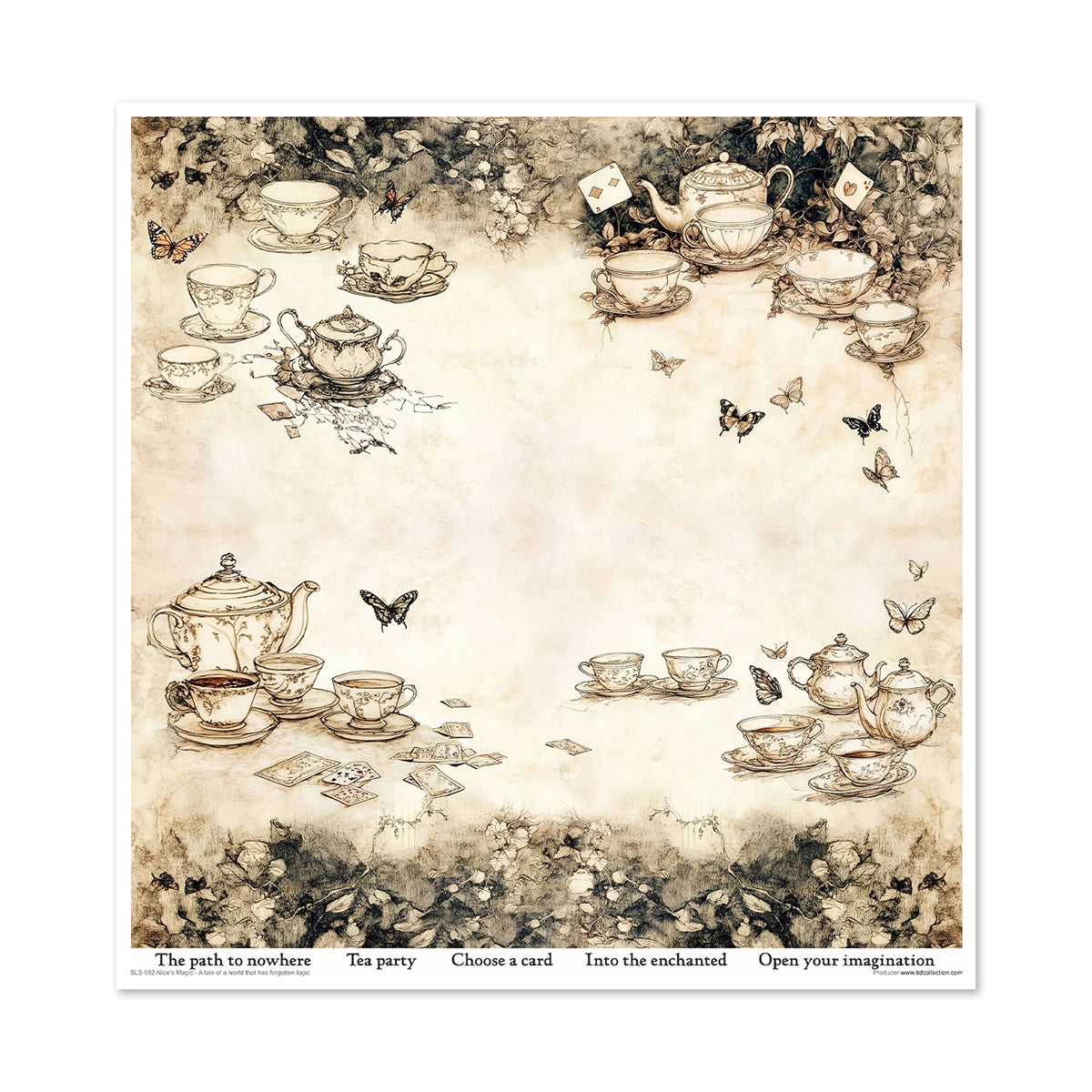 Paperisetti Alice's Magic 30 x 30cm | ITD Collection