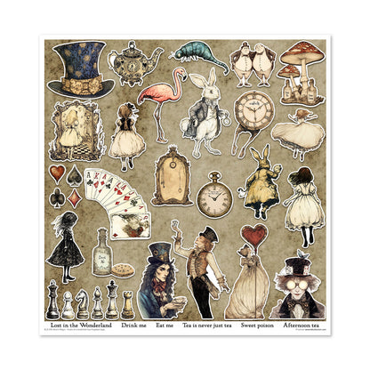 Paperisetti Alice's Magic 30 x 30cm | ITD Collection