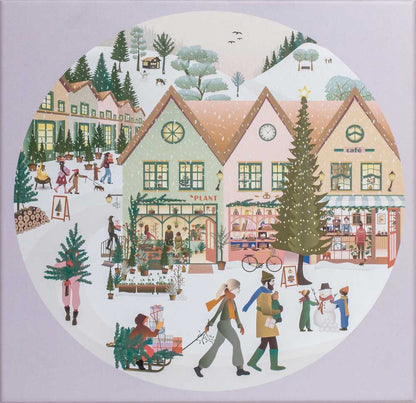 Round puzzle 1000 pieces Van Life | Vissevasse