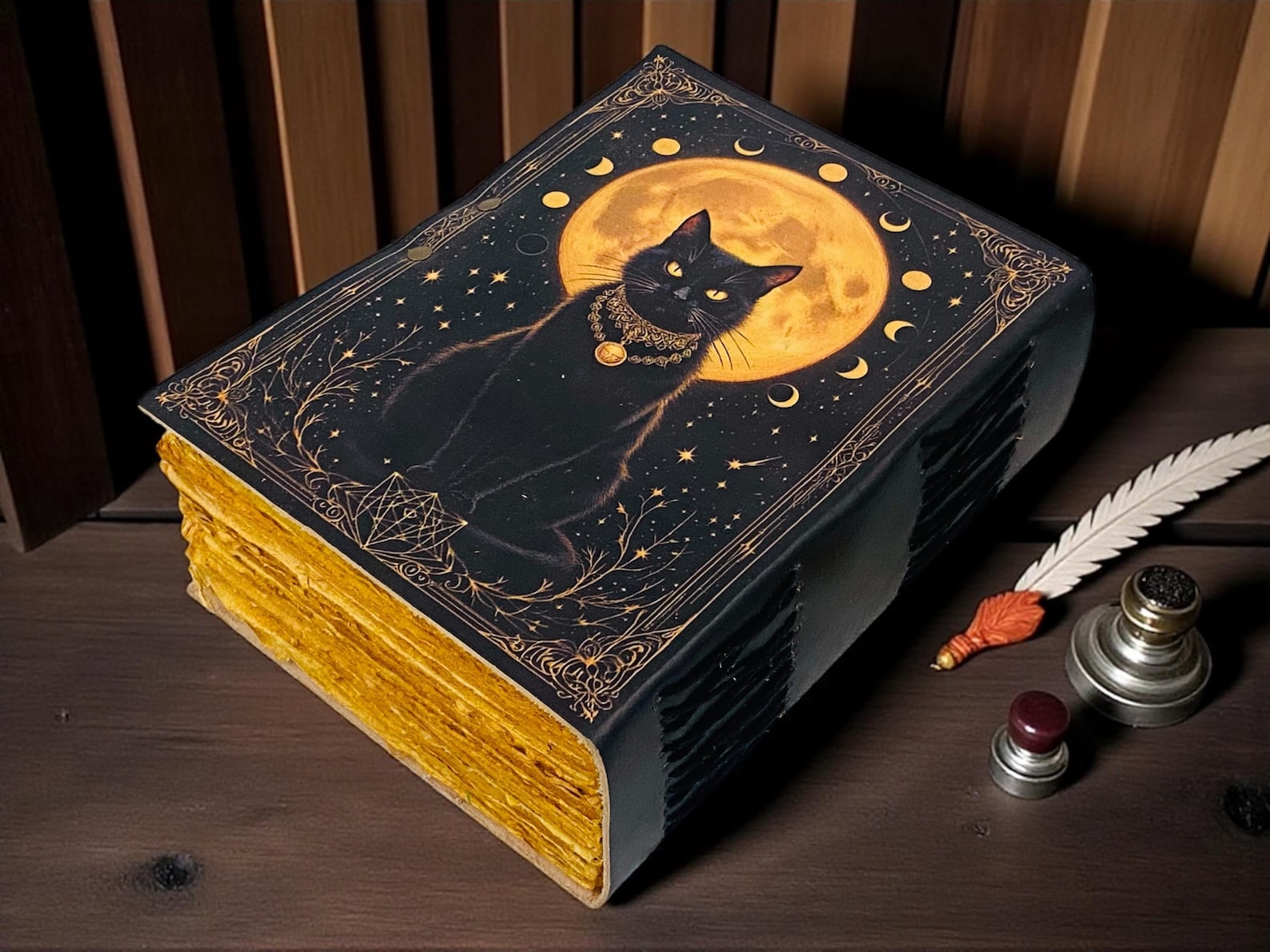 Vintage Leather Journal Notebook Leather Diary Butterfly | Craft Junky Store