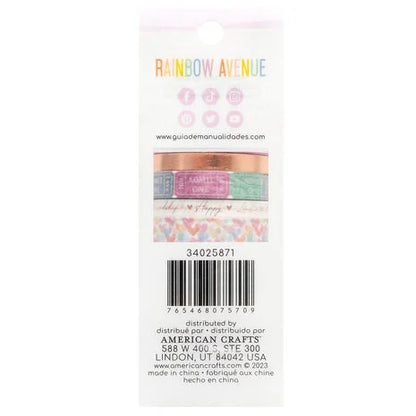 Washiteippisetti Rainbow Avenue Washi Tape | American Crafts