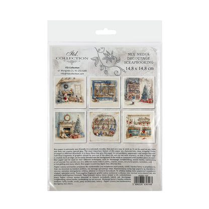 Riisipaperisetti Teddy Bear 15 x 15cm | ITD Collection