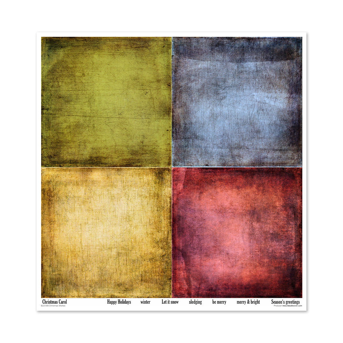 Paperisetti Christmas Wishes 30 x 30cm | ITD Collection