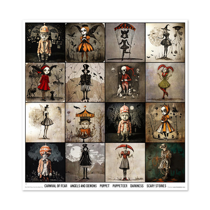 Paperisetti Tales from the Dark Fair 30 x 30cm | ITD Collection