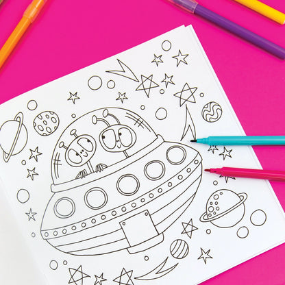 Coloring book for kids On The Farm | Rachel Ellen Design