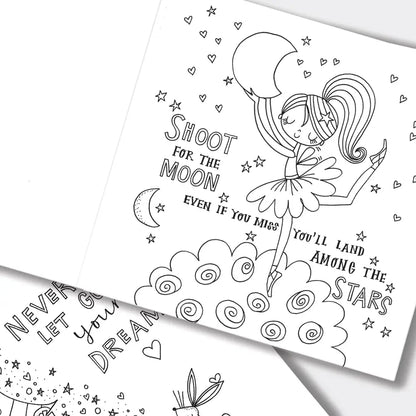 Coloring book for kids On The Farm | Rachel Ellen Design