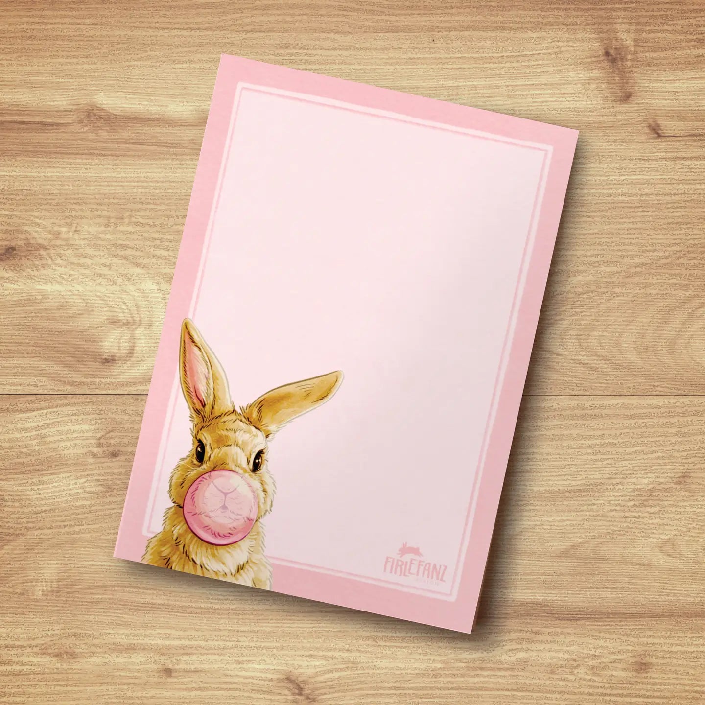 Pieni muistio Bunny with Bubblegum | Firlefanz Design