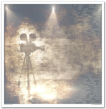 Paperisetti Magic of Cinema 30 x 30cm | ITD Collection