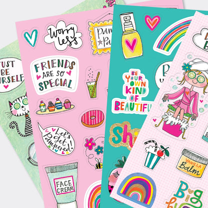 Sticker book Joyful Little Stickers 4 sticker sheets | Rachel Ellen Design